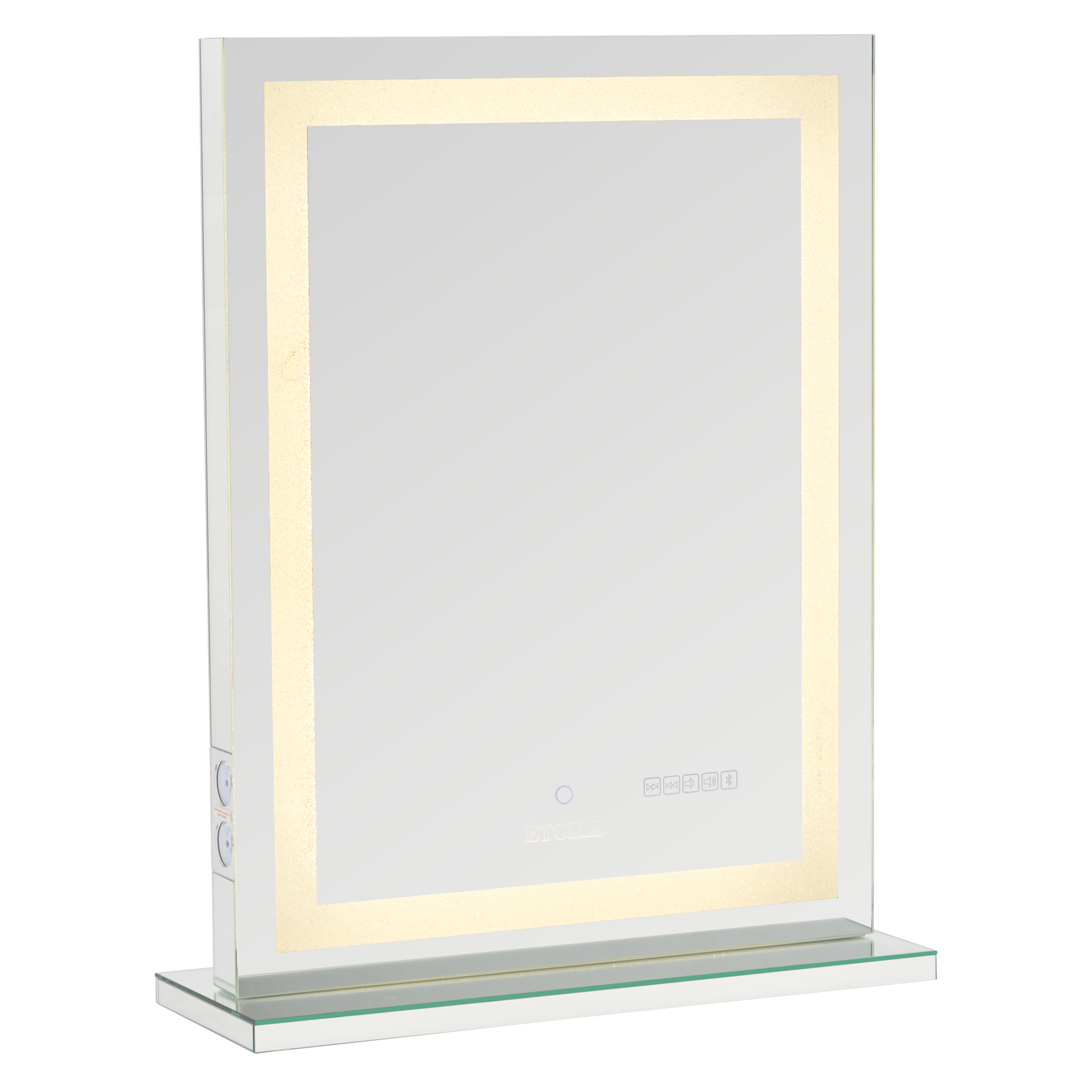 Crystal vanity mirror with lights discount